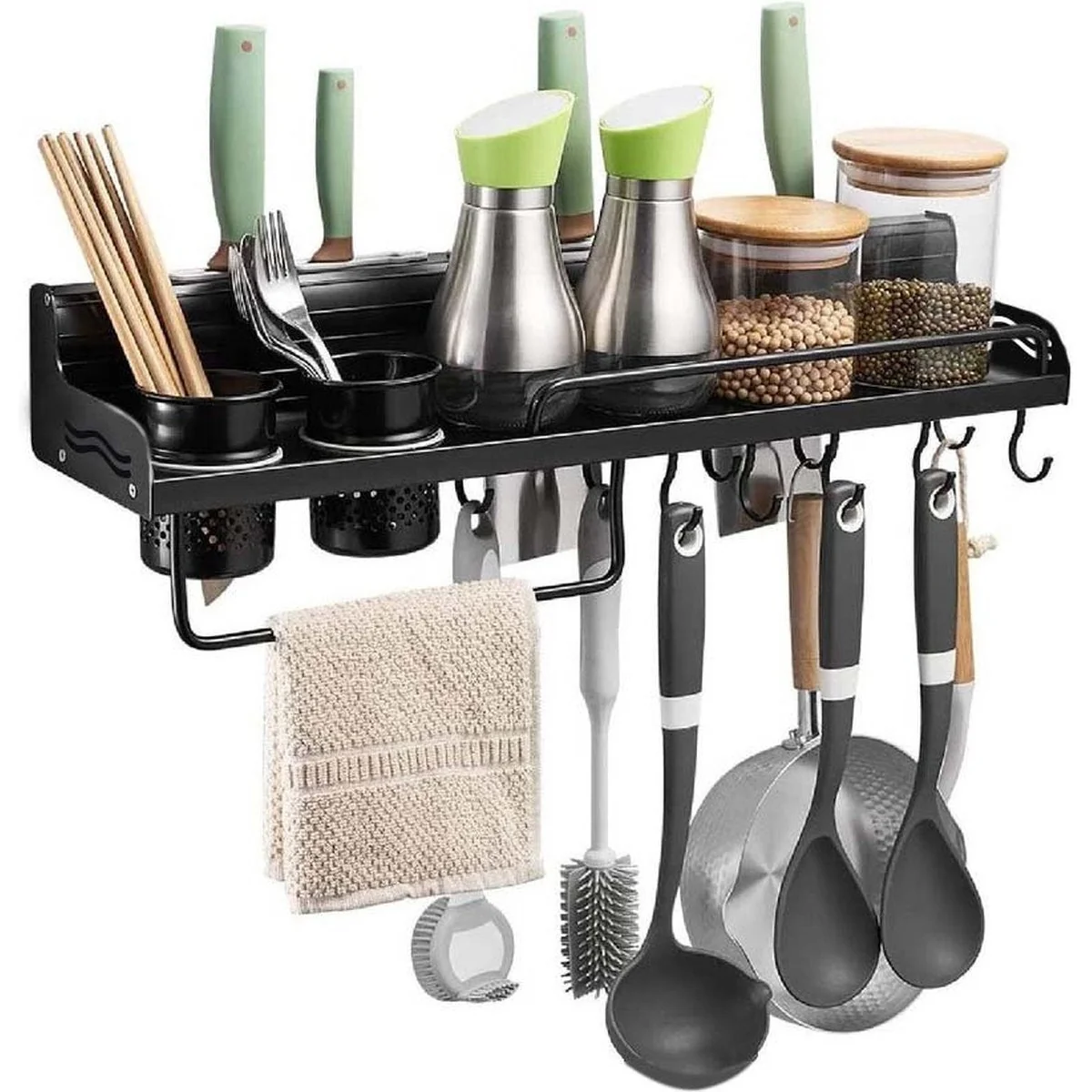 Eleganca Wandrek keuken organizer - Afbeelding 2