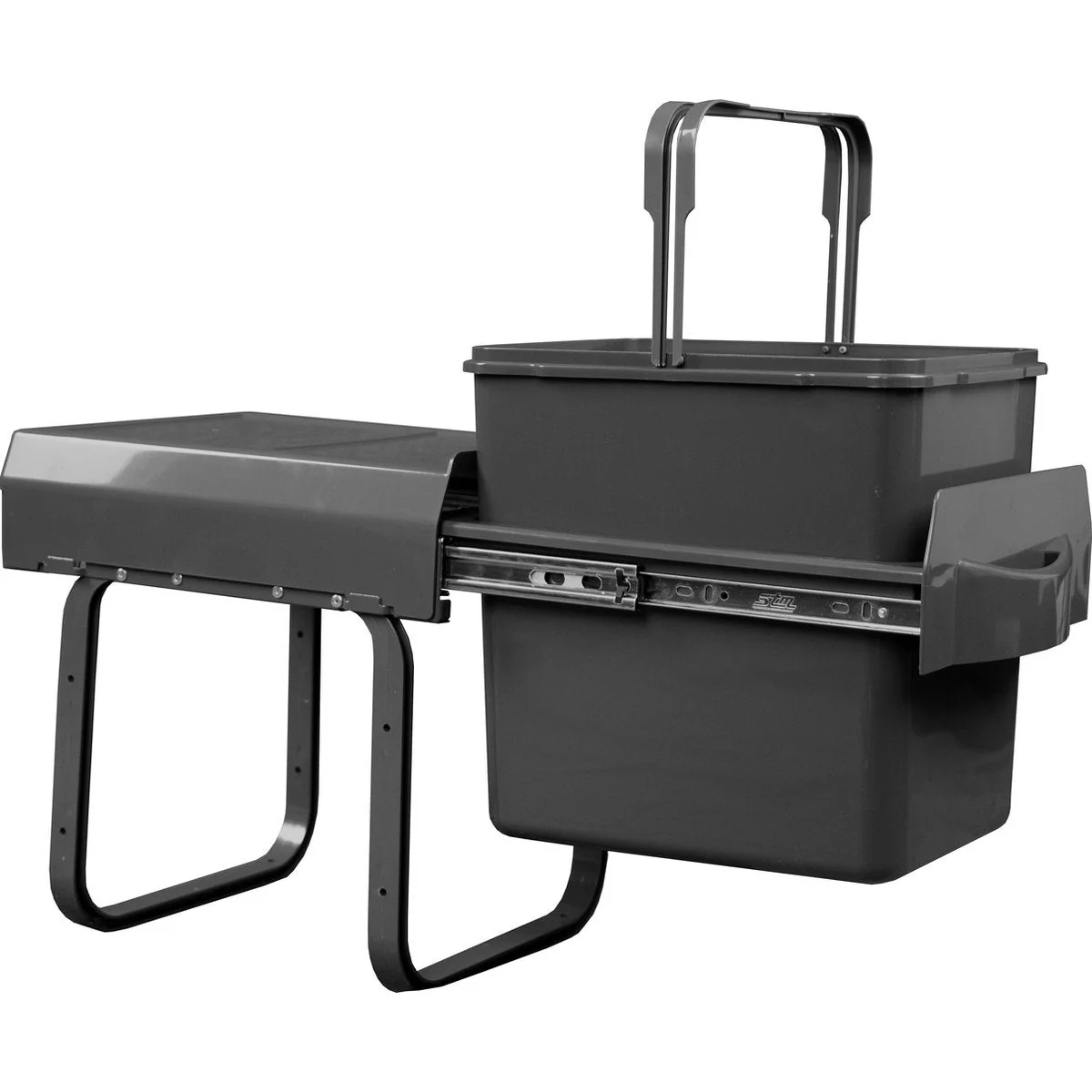 Eleganca Inbouw prullenbak - 16 Liter - Inbouw afvalemmer - Inbouw afvalbak - Inbouw vuilnisbak - Afbeelding 7