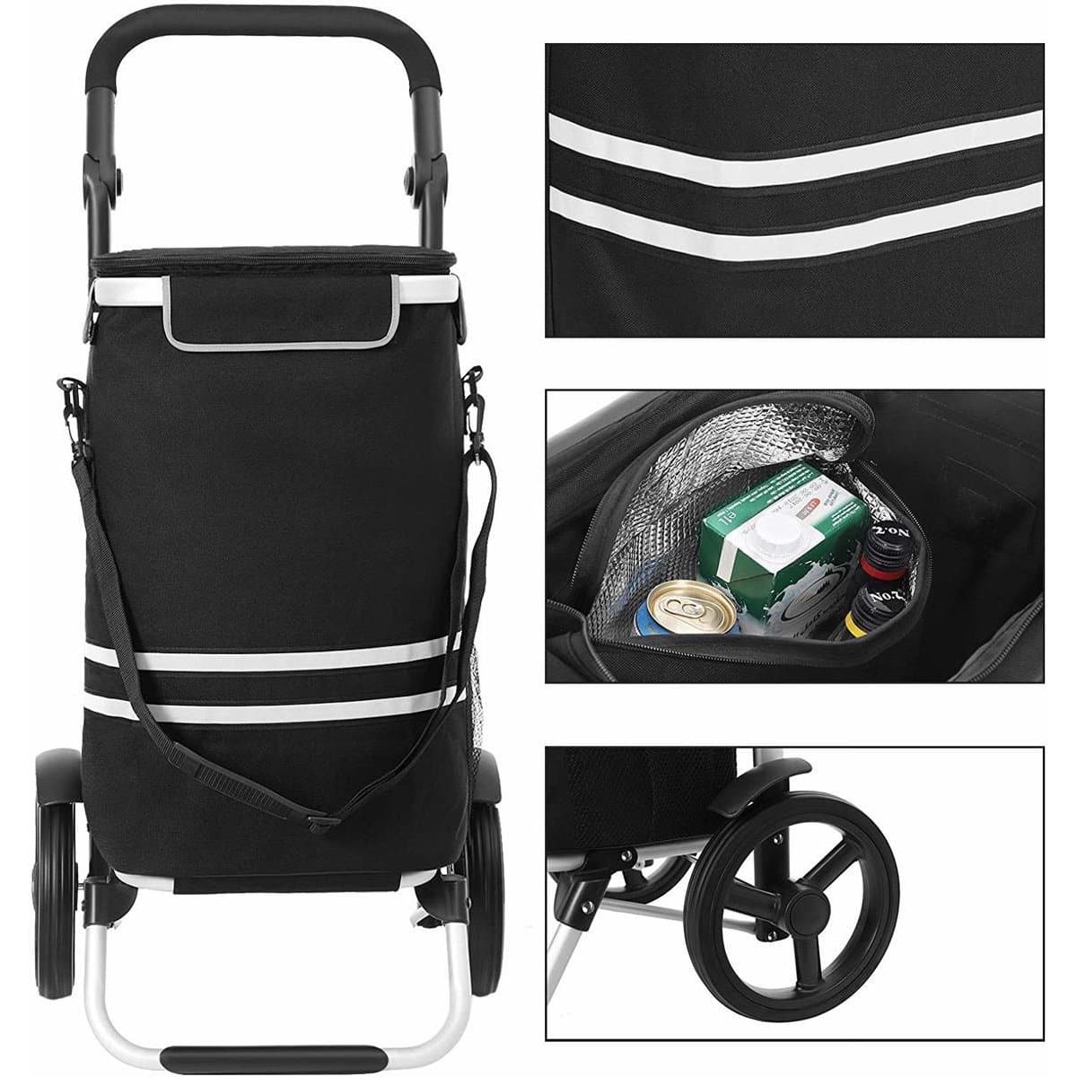 Nancy's Prior Velho Boodschappentrolley - Boodschappenkar - Met Koeling - 35 liter - Afbeelding 6