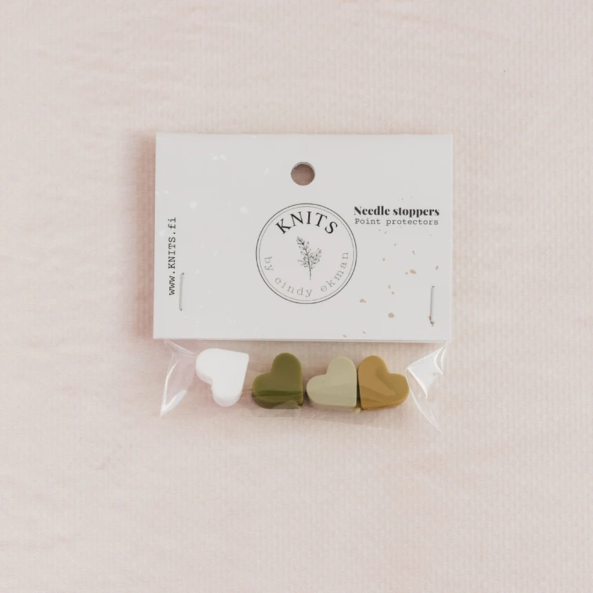 Knits by CE AB needlestoppers hearts - Afbeelding 4