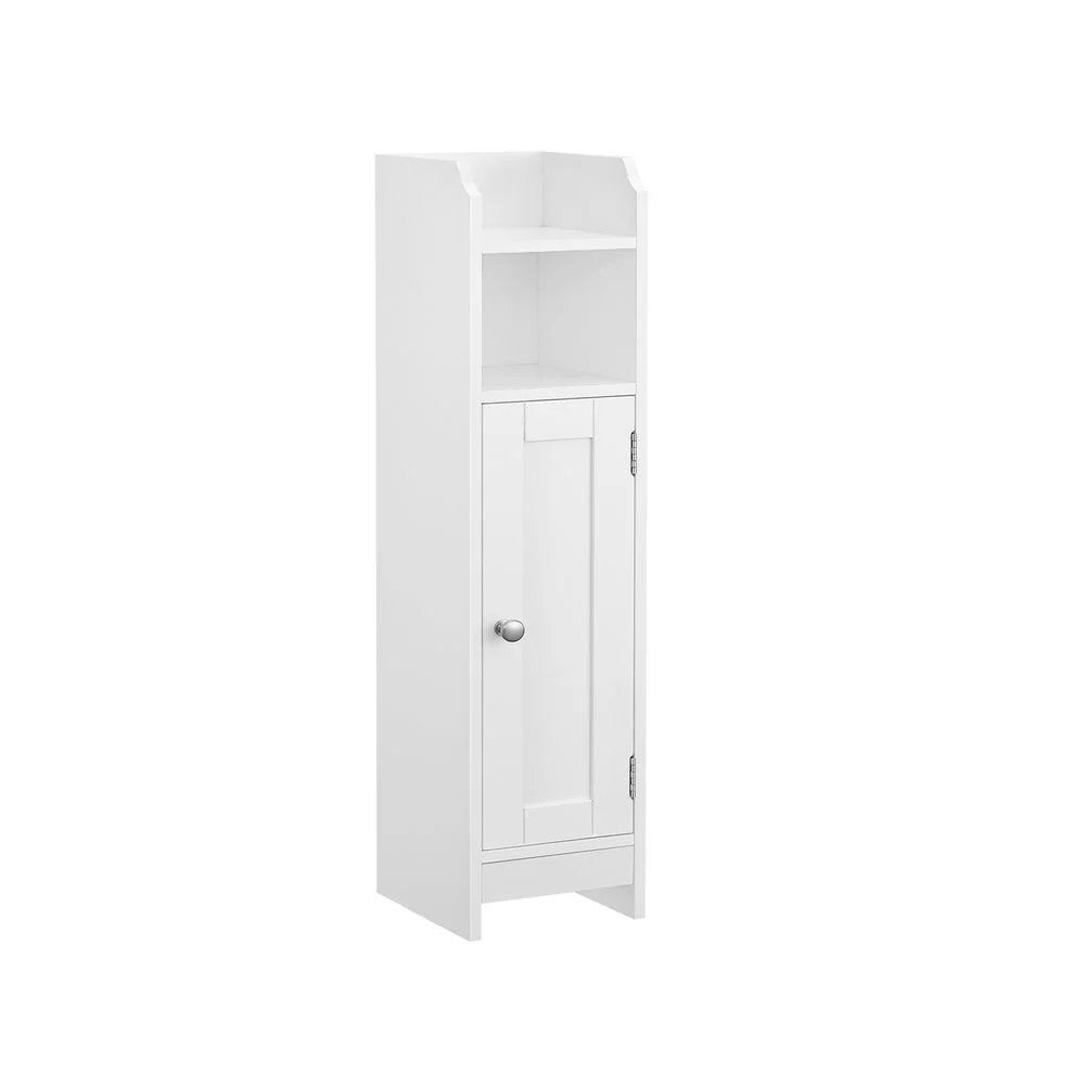 Nancy's Berceto Badkamerkast - Badkamermeubel - Wit - ± 20 x 20 x 80 cm - Afbeelding 2