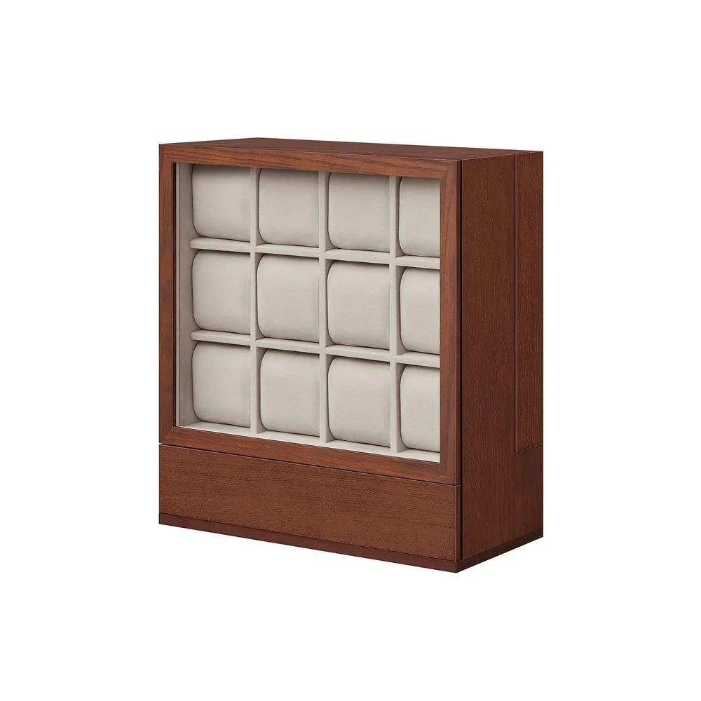 Nancy's Peraboa Horloge Doos - Horloge Opbergbox - Horloge Box - Koffiebruin - Afbeelding 2
