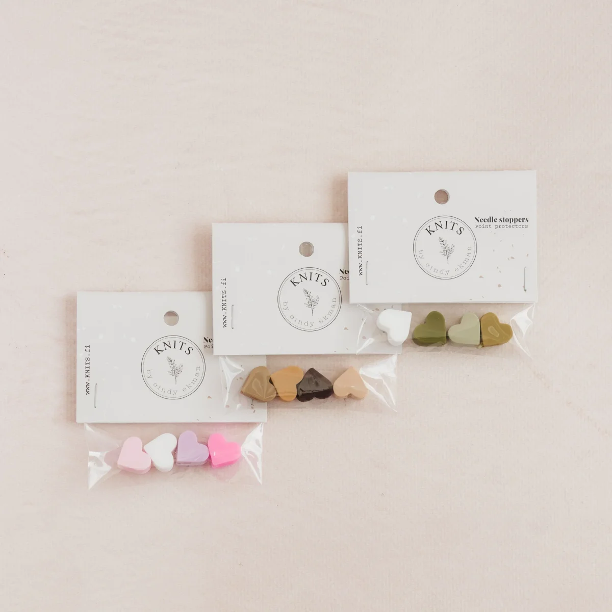 Knits by CE AB needlestoppers hearts - Afbeelding 5