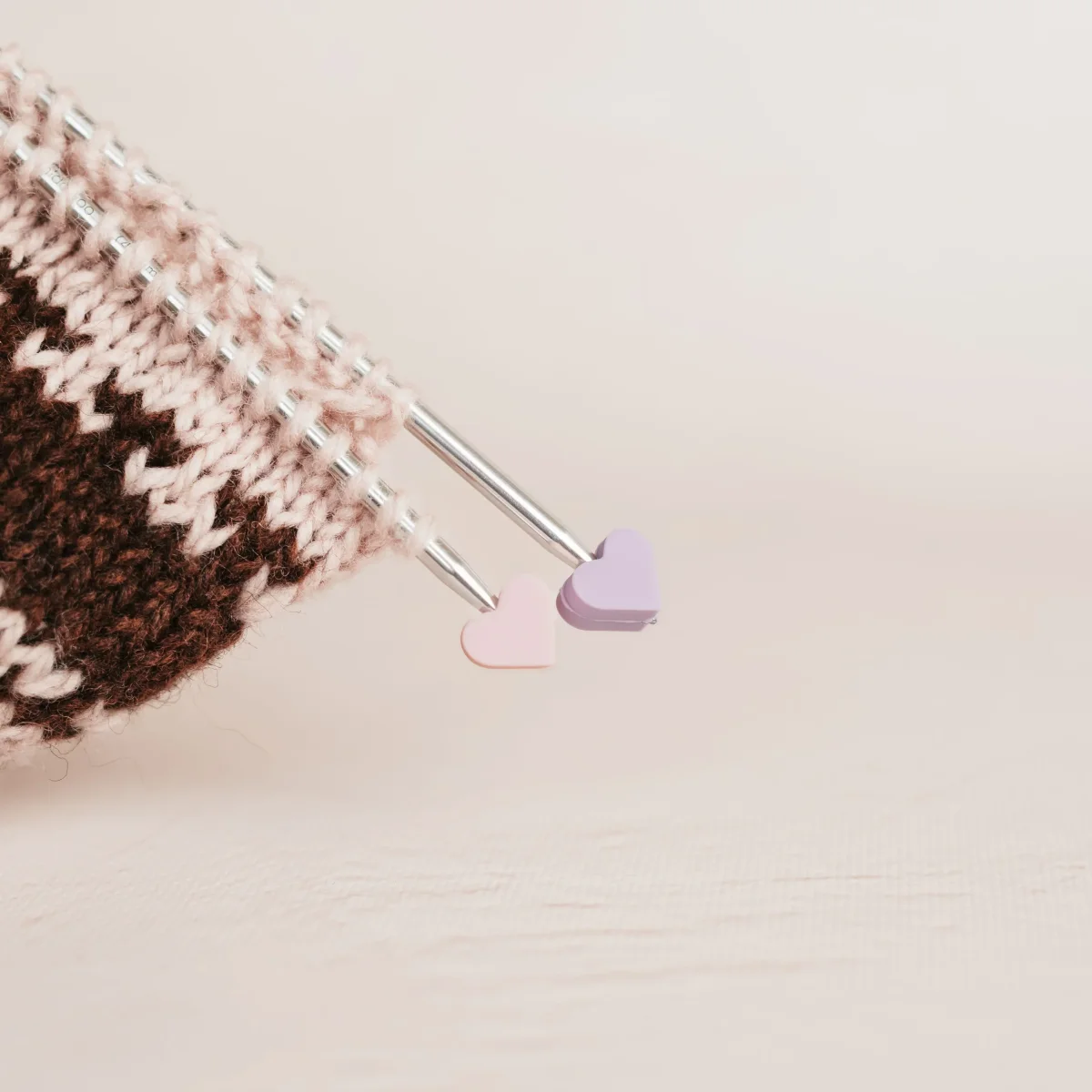 Knits by CE AB needlestoppers hearts - Afbeelding 7