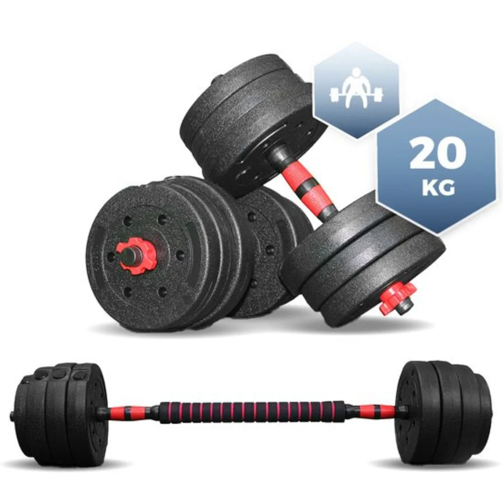 SOUTHWALL Dumbbells set verstelbaar met halterstang tot 20kg - Afbeelding 2
