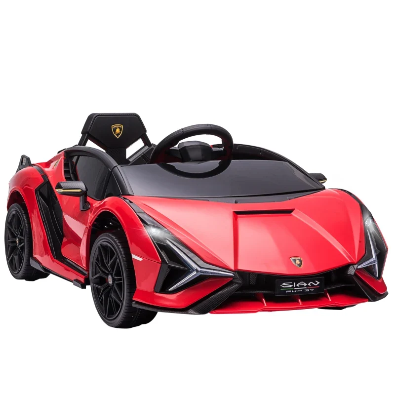 Nancy's Davy Elektrische Kinderauto - Lamborghini voor Kinderen - Elektrische Auto - Muziek / Licht - Rood - Afbeelding 2