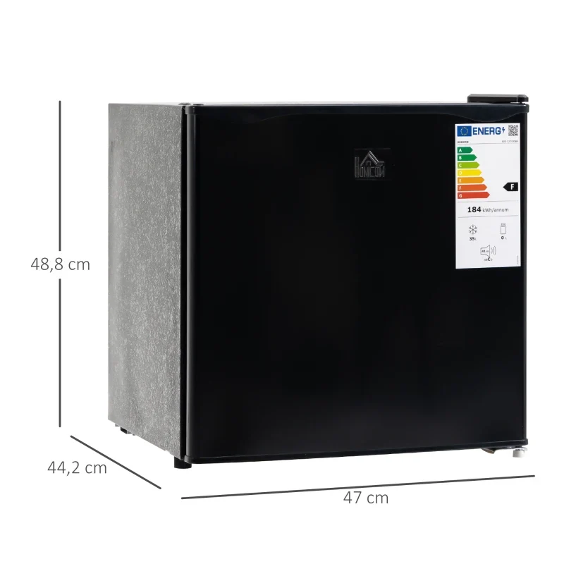 Nancy's Ambra Mini Vriezer - Kleine Vriezer - 35 Liter - Zwart - Afbeelding 4